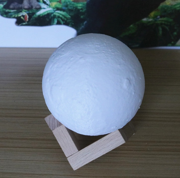 Moon Glow Bedside Lamp - 3D moon night light