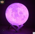 Moon Glow Bedside Lamp - 3D moon night light