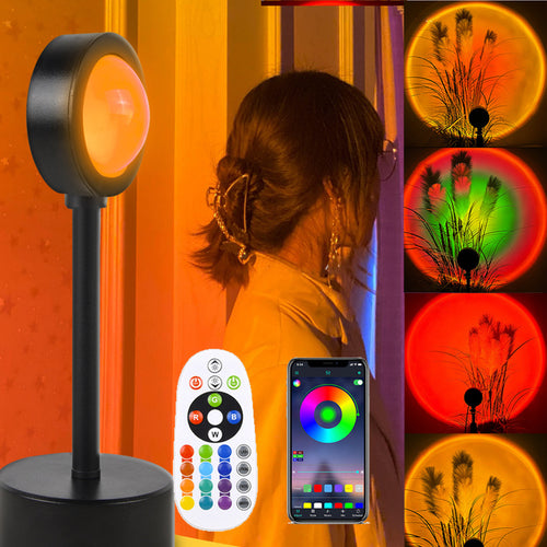 Golden Hour Projector Lamp - sunset mood lighting